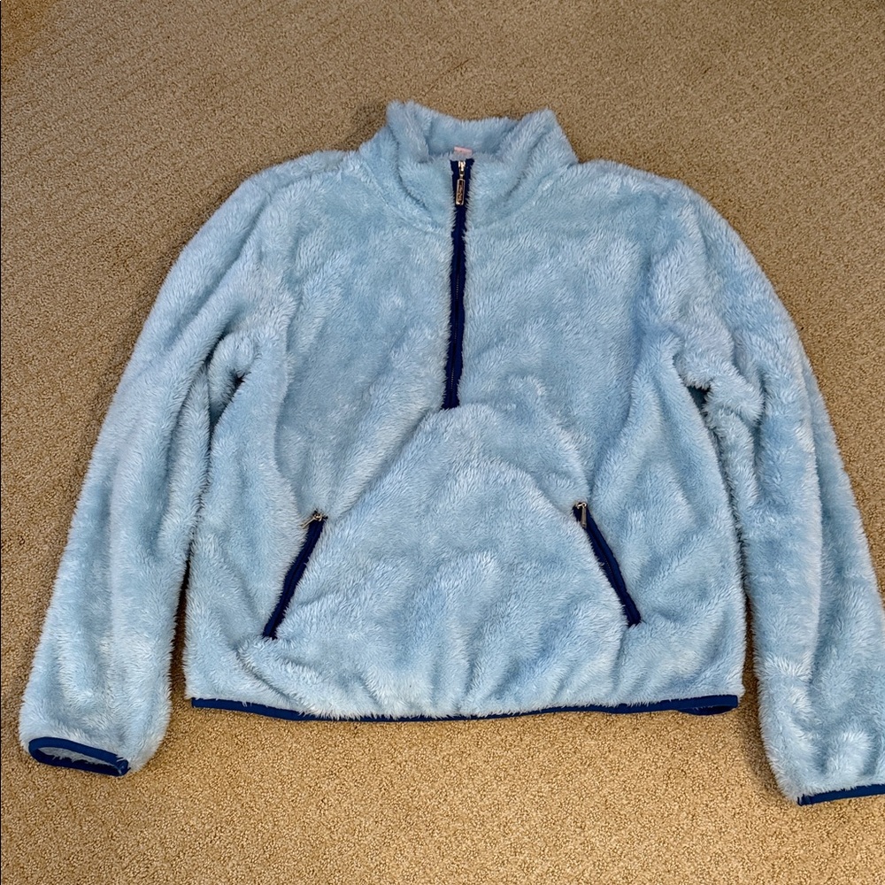 Lilly Pulitzer Light Blue Fleece Jacket